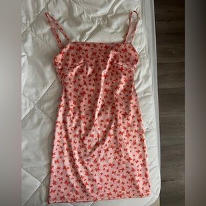 Urban Outfitters pink butterfly dress